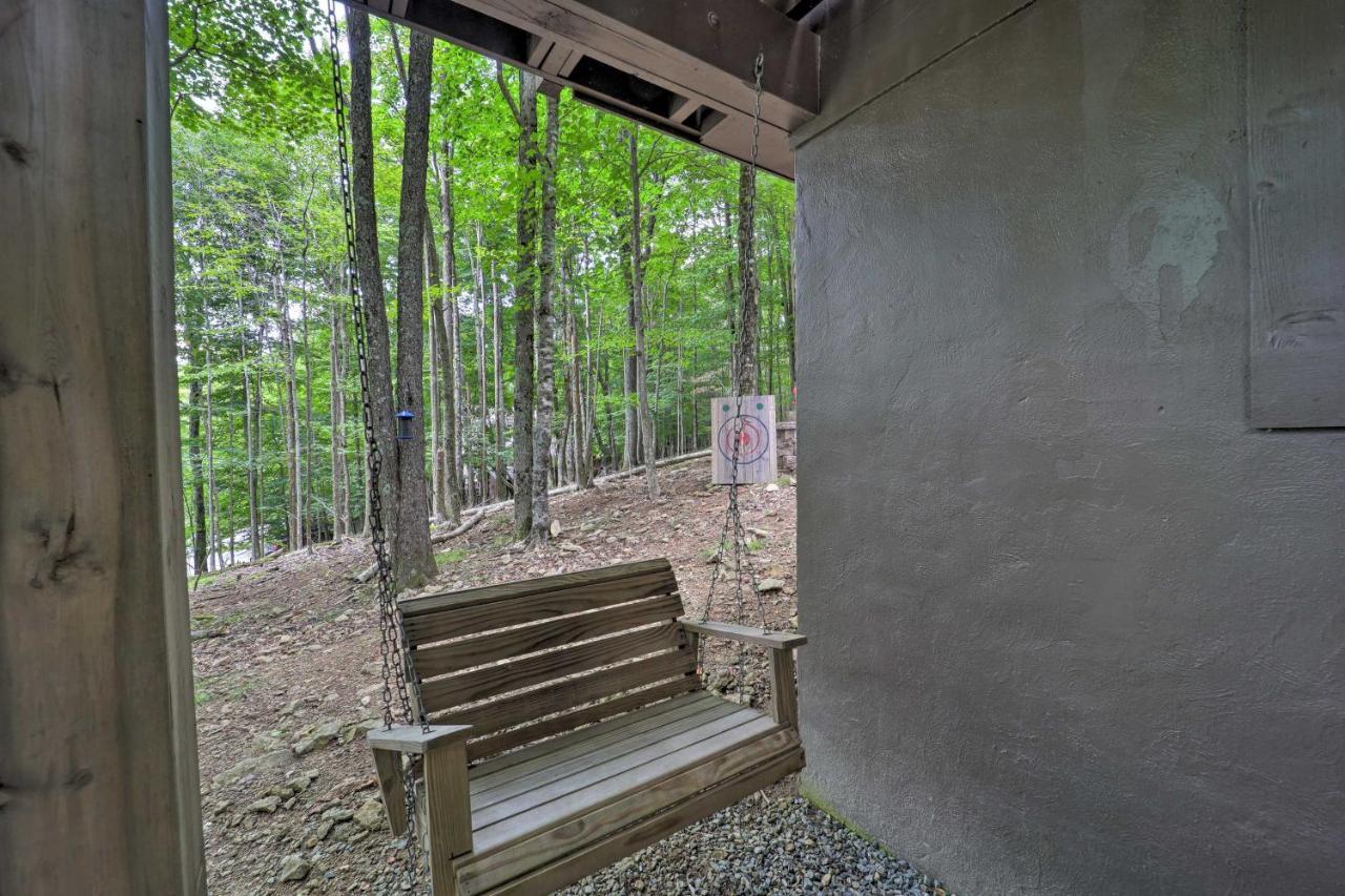 A-Frame Cabin With Hot Tub 1 Mi To Beech Mountain! Exteriör bild