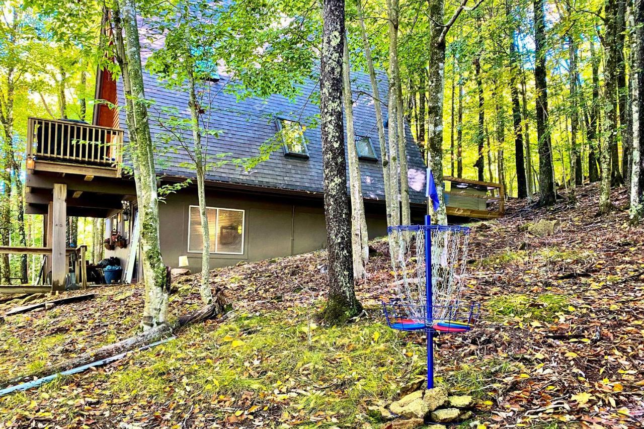 A-Frame Cabin With Hot Tub 1 Mi To Beech Mountain! Exteriör bild