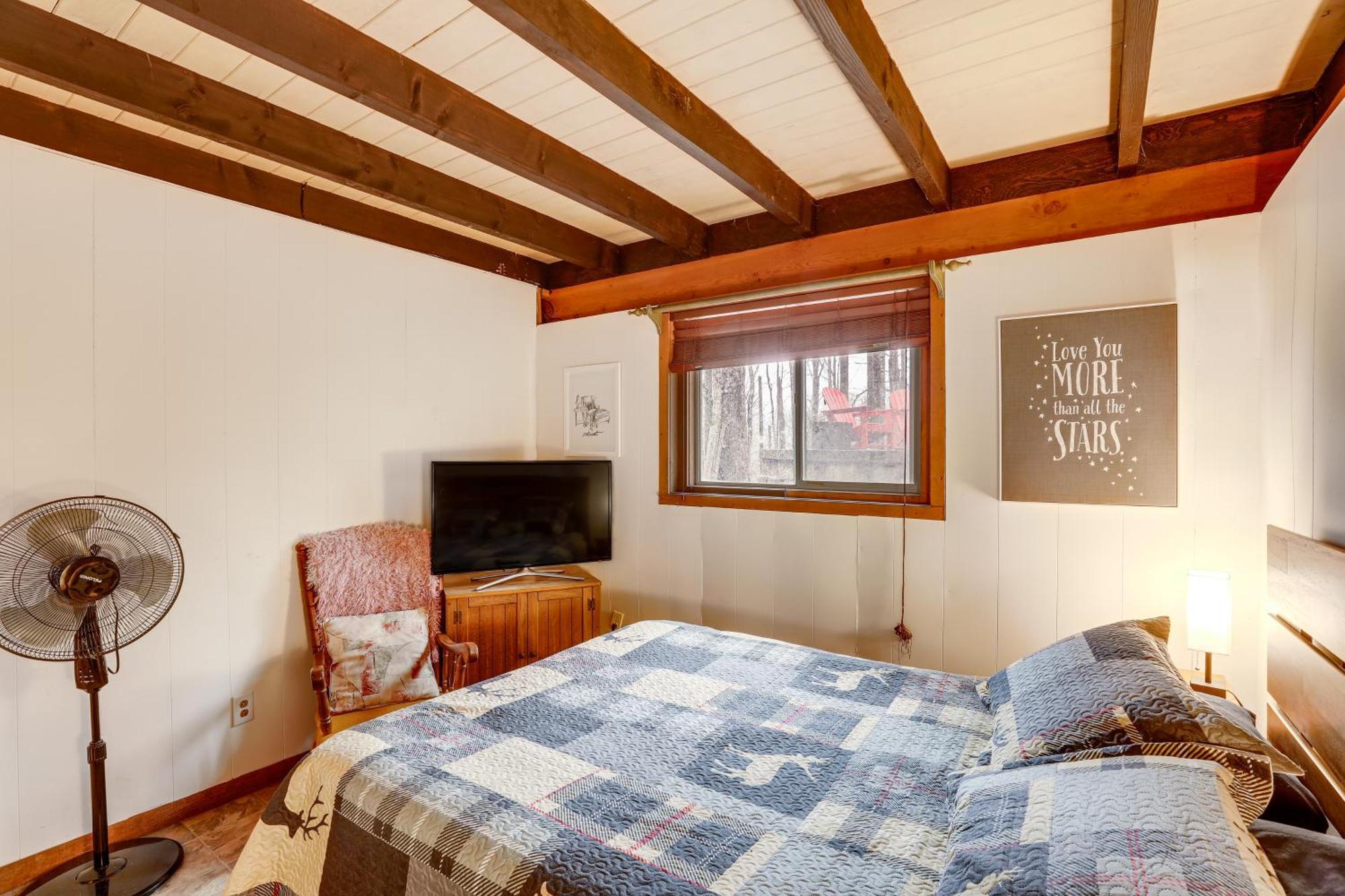 A-Frame Cabin With Hot Tub 1 Mi To Beech Mountain! Exteriör bild